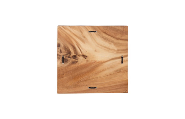Phillips Collection Carved Wall Tile - Elegant Chamcha Wood Accent for Unique Feature Walls and Stylish Home Decor Natural, River TH115352