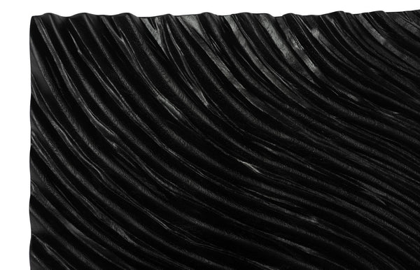 Phillips Collection Carved Wall Tile, Stunning Versatile Design For Custom Feature Walls And Elegant Home Décor Black Wood ,Chamcha Wood Th115354