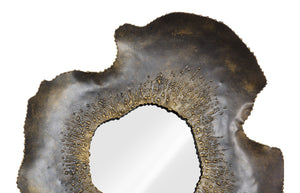 Phillips Collection Bloom Mirror - Sculptural Wall Decor with Radiating Petal Design for Modern and Classic Interiors Metal, SM TH119772