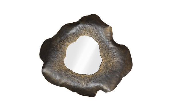 Phillips Collection Bloom Mirror - Sculptural Wall Decor with Radiating Petal Design for Modern and Classic Interiors Metal, MD TH119773