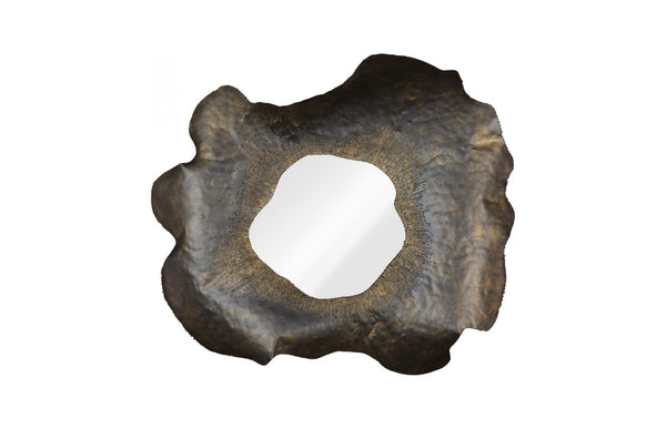 Phillips Collection Bloom Mirror - Sculptural Wall Decor with Radiating Petal Design for Modern and Classic Interiors Metal, LG TH119774