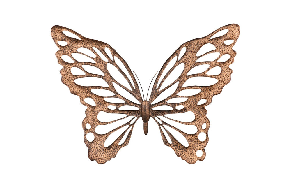 Phillips Collection Butterfly Wall Sculpture – Elegant Copper & Black Metal Art for Modern Home Décor & Focal Points TH119780