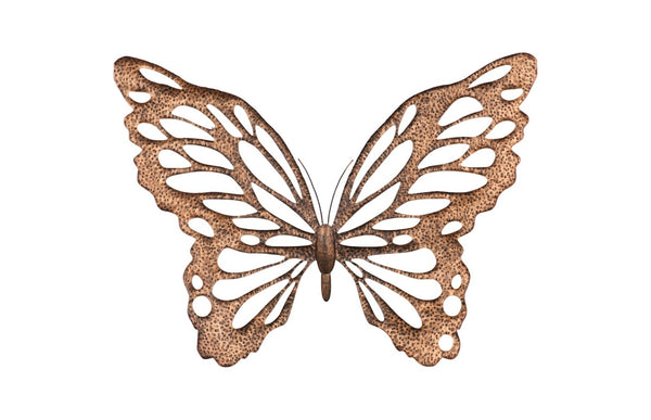 Phillips Collection Butterfly Wall Sculpture – Elegant Copper & Black Metal Art for Modern Home Décor & Focal Points TH119780