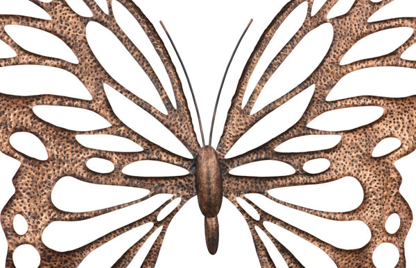 Phillips Collection Butterfly Wall Sculpture - Large Metal Art in Copper & Black for Stunning Home Decor Transformation TH119781