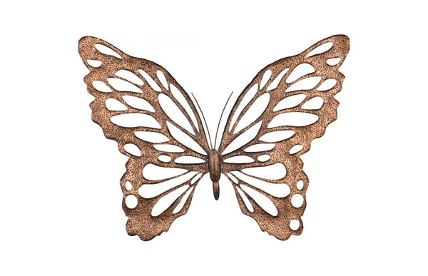Phillips Collection Butterfly Wall Sculpture - Large Metal Art in Copper & Black for Stunning Home Decor Transformation TH119781