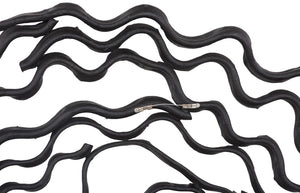 Phillips Collection Vine Wall Flower Décor - Handcrafted Black Wood Sculpture for Modern or Classic Interiors Large TH120058