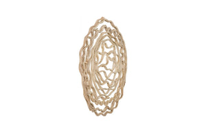 Phillips Collection Vine Wall Flower Decor - Large Bleached Wood Sculpture, Modern-Organic Design for Any Space TH120059