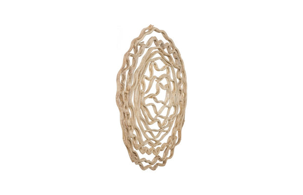 Phillips Collection Vine Wall Flower Decor - Large Bleached Wood Sculpture, Modern-Organic Design for Any Space TH120059