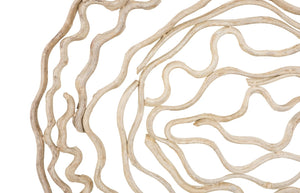 Phillips Collection Vine Wall Flower Decor - Large Bleached Wood Sculpture, Modern-Organic Design for Any Space TH120059