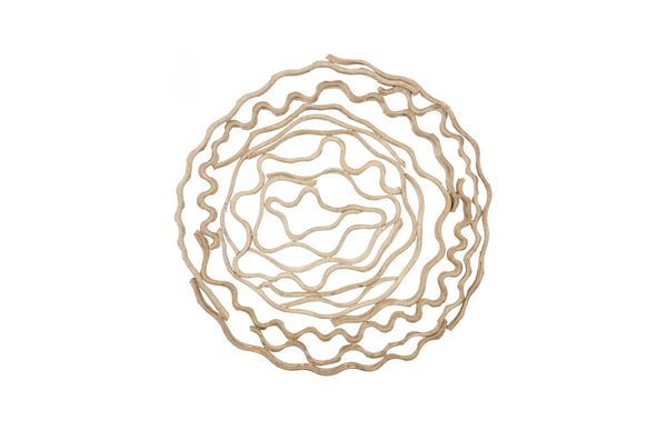 Phillips Collection Vine Wall Flower Decor - Large Bleached Wood Sculpture, Modern-Organic Design for Any Space TH120059
