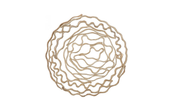 Phillips Collection Vine Wall Flower Decor - Large Bleached Wood Sculpture, Modern-Organic Design for Any Space TH120059
