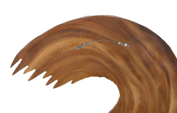 Phillips Collection Swoop Wall Art Sculpture in Natural Wood - Asymmetrical Design for Modern Home Décor and Style Small TH120061