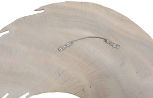 Phillips Collection Swoop Wall Art - Asymmetrical Bleached Wood Sculpture for Modern and Coastal Home Decor Large TH120062