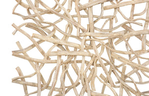Phillips Collection Vine Wall Panel Bleached Natural Dried Sculptural Organic Decor for Bohemian Spaces TH120066