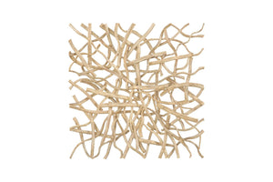 Phillips Collection Vine Wall Panel Bleached Natural Dried Sculptural Organic Decor for Bohemian Spaces TH120066