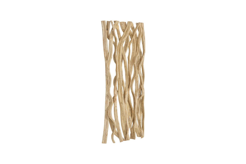 Phillips Collection Vine Sculptural Wood Wall Panel Botanical Art for Living Room Entryway Decor TH120067