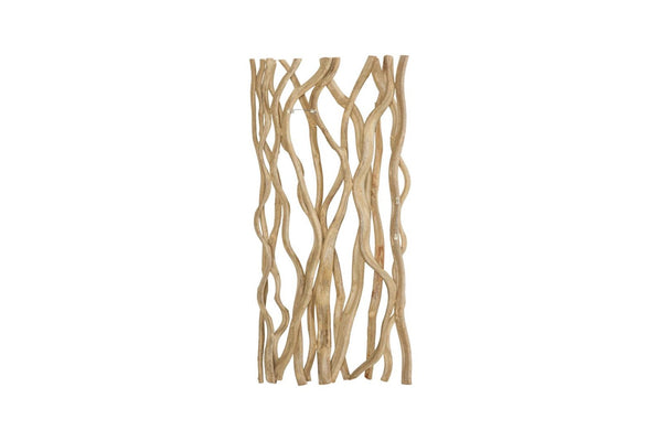 Phillips Collection Vine Sculptural Wood Wall Panel Botanical Art for Living Room Entryway Decor TH120067