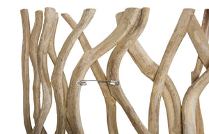 Phillips Collection Vine Sculptural Wood Wall Panel Botanical Art for Living Room Entryway Decor TH120067