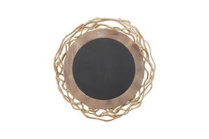 Phillips Collection Circular Vine Frame Wall Mirror Large Sculptural Kiln Dried Wood Bohemian Decor TH120068