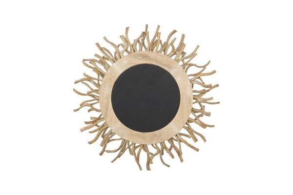Phillips Collection Radial Vine Wall Mirror with Kiln Dried Frame Organic Boho Sun Burst Accent TH120069