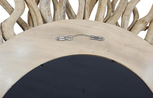 Phillips Collection Radial Vine Wall Mirror with Kiln Dried Frame Organic Boho Sun Burst Accent TH120069