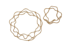 Phillips Collection Vine Ring Wall Art Set Twisted Wood Sculptural Organic Boho Decor for Entryway TH120070