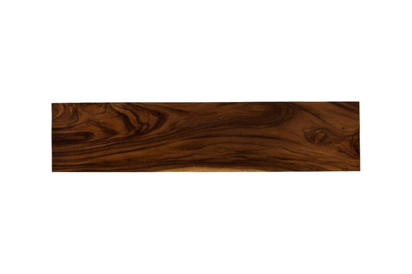 Phillips Collection Waterfall Console Table Solid Chamcha Wood Live Edge Shelf for Entryway or Hallway TH120293