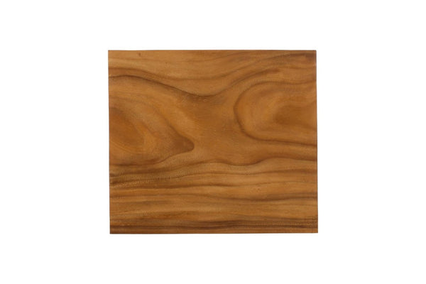Phillips Collection Waterfall Side Table Solid Chamcha Wood with Metal Shelf Modern Organic Living Room Accent TH120295