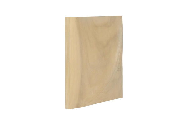 Phillips Collection Curve Solid Wood Arc Relief Wall Tile Bleached Finish Sculptural Organic Decor Panel TH120297