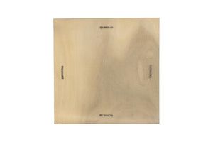 Phillips Collection Curve Solid Wood Arc Relief Wall Tile Bleached Finish Sculptural Organic Decor Panel TH120297