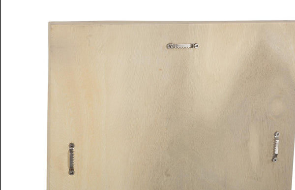 Phillips Collection Curve Solid Wood Arc Relief Wall Tile Bleached Finish Sculptural Organic Decor Panel TH120297