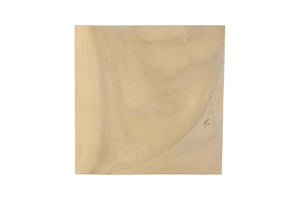 Phillips Collection Curve Solid Wood Arc Relief Wall Tile Bleached Finish Sculptural Organic Decor Panel TH120297