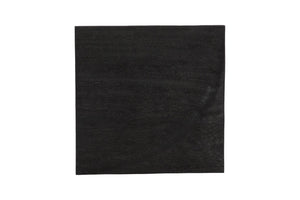 Phillips Collection Curve Arc Solid Chamcha Wood Wall Tile Hand Carved Matte Black Modular Relief Panel TH120298