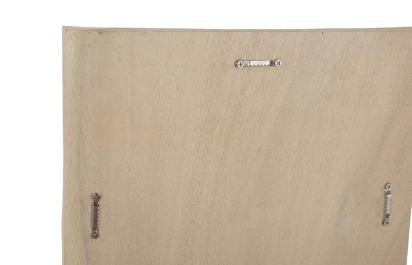 Phillips Collection Curve Solid Wood Hand Carved Wave Relief Wall Tile Bleached Sculptural Accent Panel TH120299