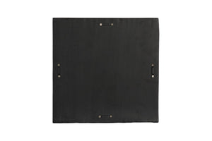 Phillips Collection Curve Sculpted Wood Wall Tile Black Lacquer Wave Relief Art for Modern Interiors TH120300