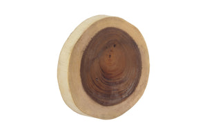 Phillips Collection Chuleta Small Wall Tile - Natural Chamcha Wood Art Piece, Textured Warmth For Modern Spaces Brown Wood ,Chamcha Wood Th54502