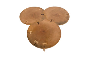 Phillips Collection Marley Bar Table - Stylish Sculptural Design with Warm Tones for Modern or Rustic Interiors Wood TH56583
