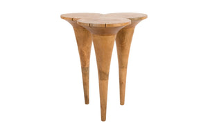 Phillips Collection Marley Bar Table - Stylish Sculptural Design with Warm Tones for Modern or Rustic Interiors Wood TH56583