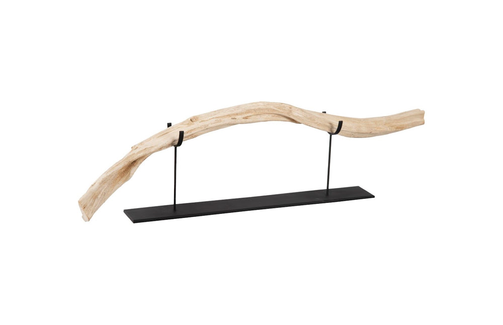Phillips Collection Vine Sculpture On Stand - Modern Organic Art Piece With Reclaimed Wood For Unique Home Decor Brown Wood Th57054