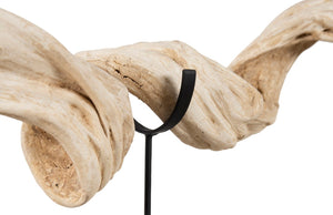 Phillips Collection Vine Sculpture on Stand - Unique Reclaimed Wood Art Piece for Modern Rustic Home Decor Accent TH57054
