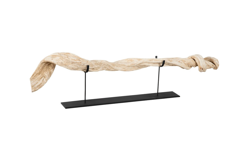 Phillips Collection Vine Sculpture On Stand - Modern Organic Art Piece With Reclaimed Wood For Unique Home Decor Brown Wood Th57054