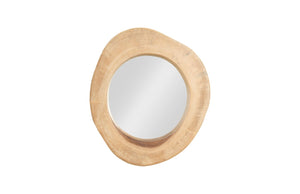 Phillips Collection Chuleta Mirror – Unique Chamcha Wood Design, Sculptural Organic Accent For Modern Interiors Brown Wood ,Chamcha Wood Th59565