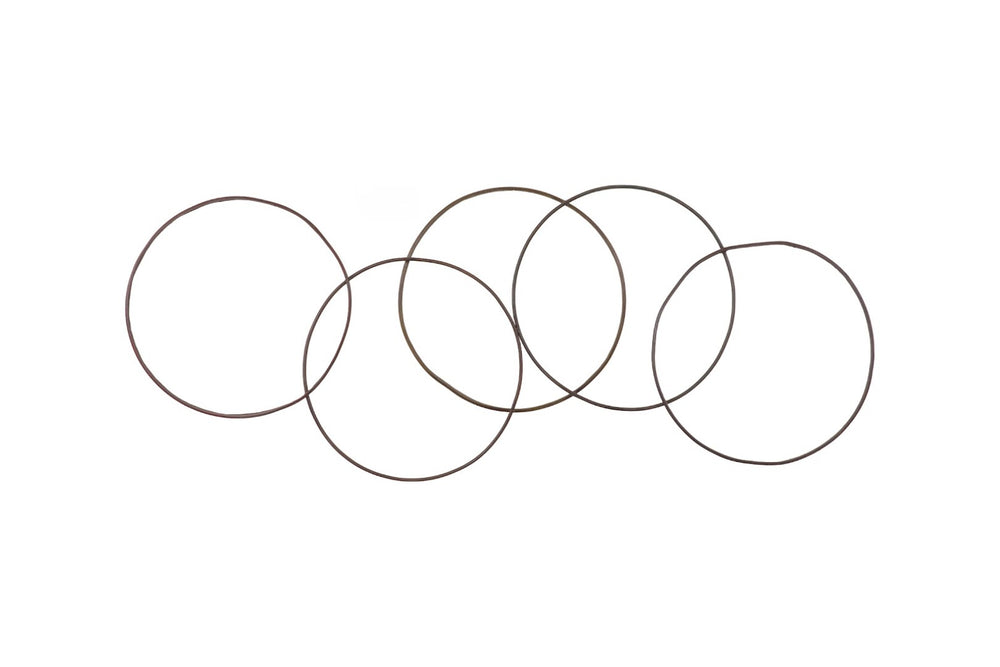 Phillips Collection Olympic Wall Hanging Art, Sustainable Metal Sculpture with 5 Rings for Modern Home Decor Accent TH59590