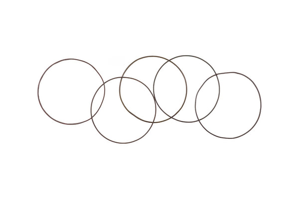 Phillips Collection Olympic Wall Hanging Art, Sustainable Metal Sculpture with 5 Rings for Modern Home Decor Accent TH59590
