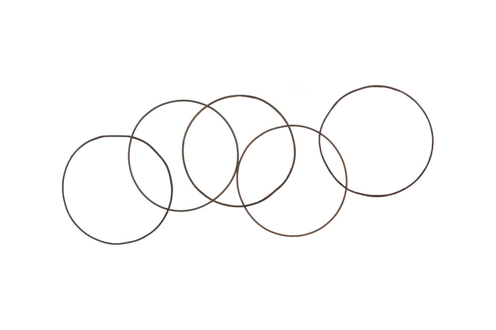 Phillips Collection Olympic Wall Hanging Art, Sustainable Metal Sculpture with 5 Rings for Modern Home Decor Accent TH59590