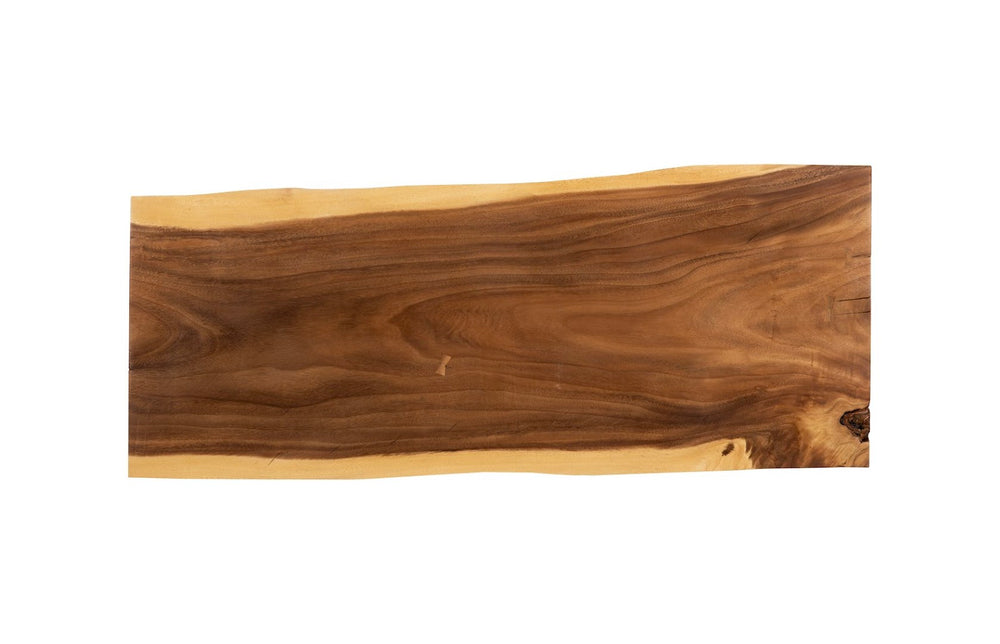 Phillips Collection Origins Freeform Desk - Unique Live-Edge Workspace in Reclaimed Wood, Modern Design for Home/Office TH60834