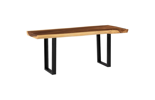 Phillips Collection Origins Freeform Desk - Unique Live-Edge Workspace in Reclaimed Wood, Modern Design for Home/Office TH60834