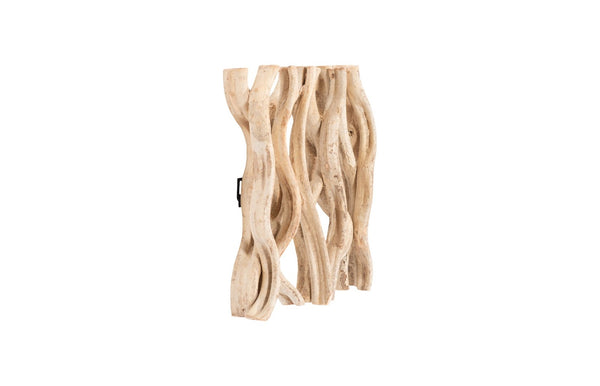 Phillips Collection Vine Wall Tile – Handcrafted Natural Artistry From Renewable Resources To Enhance Your Home Décor Brown Wood Th60901