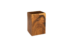 Phillips Collection Rectangular Stool - Handcrafted Reclaimed Chamcha Wood Accent for Modern Organic Interiors TH61308