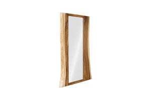Phillips Collection Split Slab Mirror - Artisan Chamcha Wood Design with Unique Sap Lines for Stunning Wall Décor TH61374